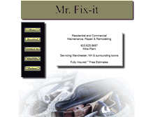 Tablet Screenshot of mrfixitnh.com